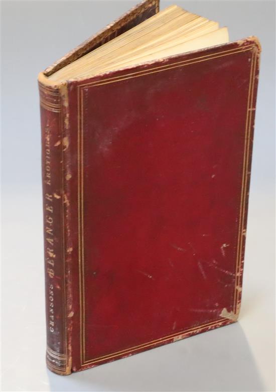 Le Gaietes de Béranger, 1 vol, red leather, Villafranca 1875